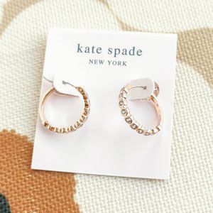 Kate Spade | Full Circle | Rose Gold Hoop Earrings